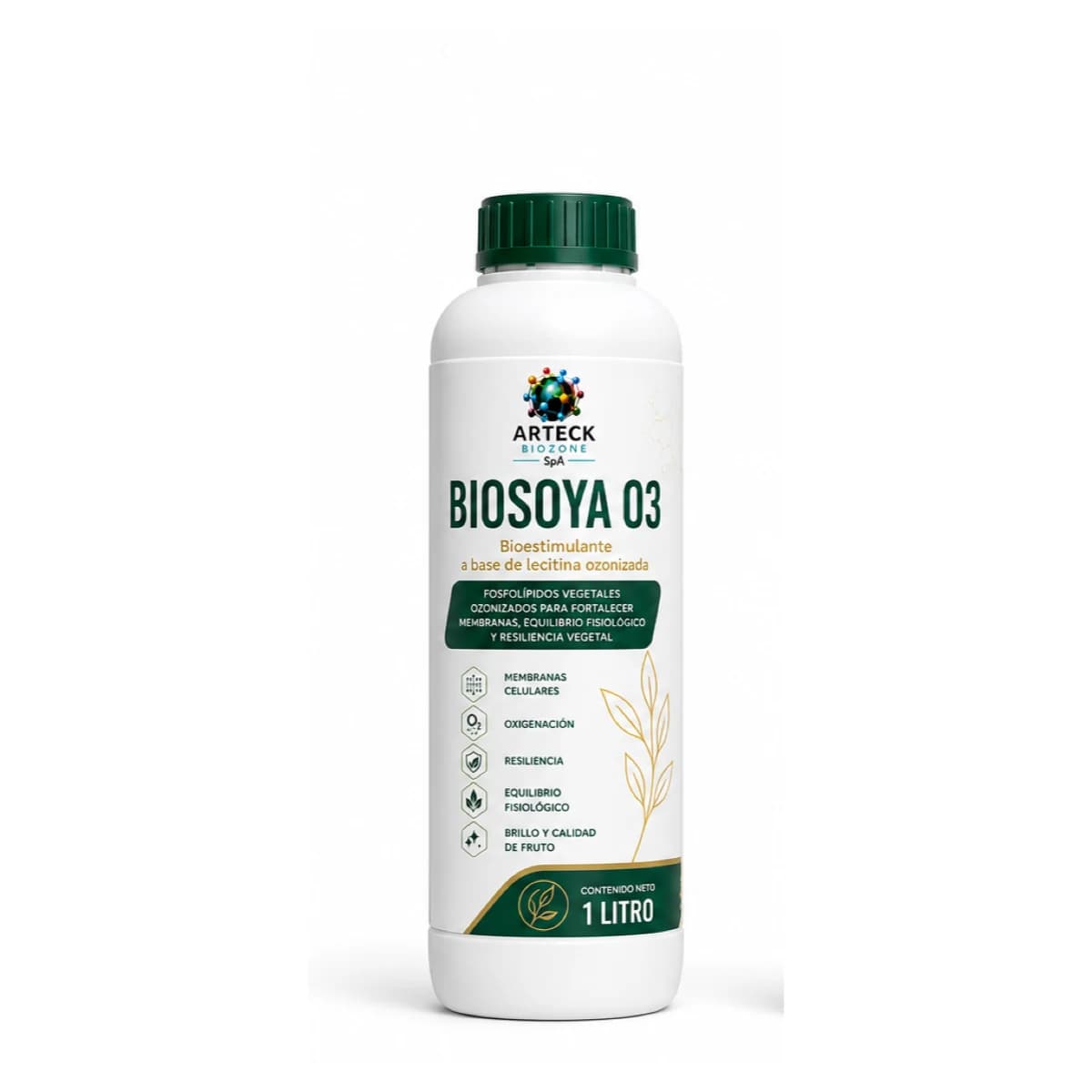 Botella de BioSoya O3 en formato de 1 litro